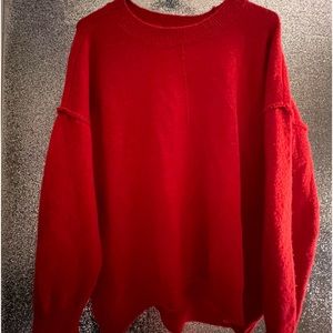Red Vince camuto sweater